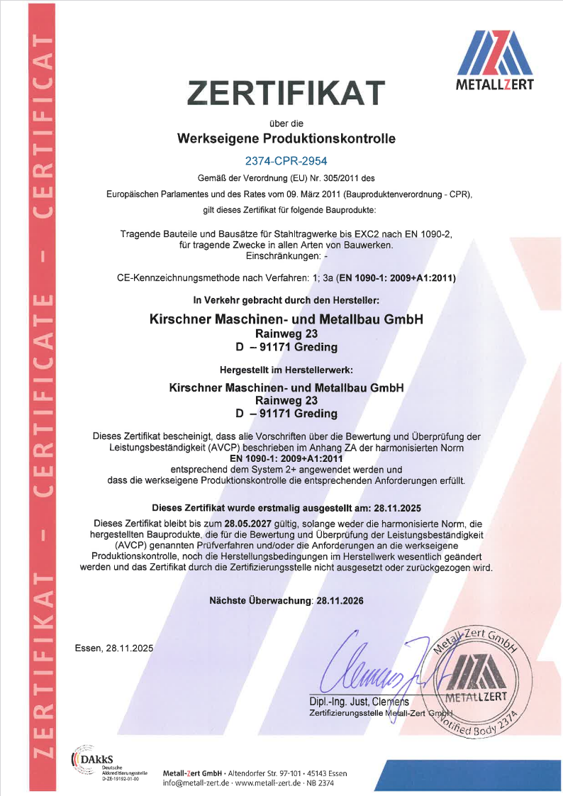 KIRSCHNER_Zertifikat_werkseigene_Produktionskontrolle